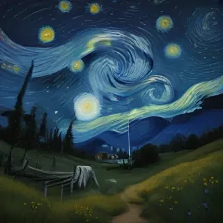 starry night png