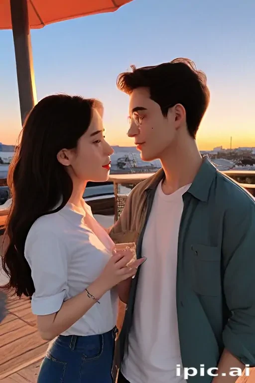 cartoon couple aesthetic