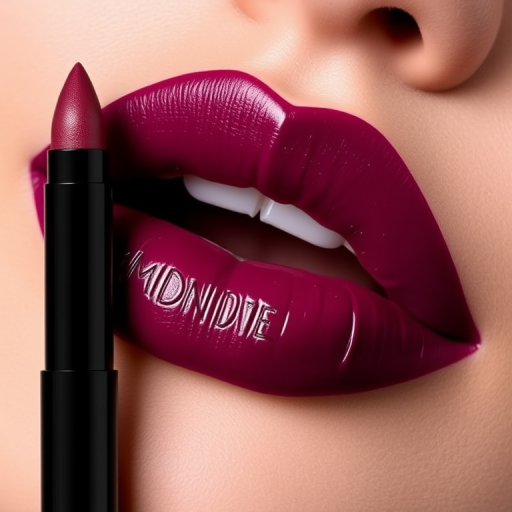 Deep plum lip crayon "Midnight Mystique" providing intense color payoff, a creamy texture, and easy application for a bold statement look