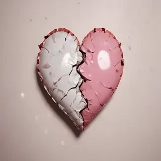 broken heart aesthetic