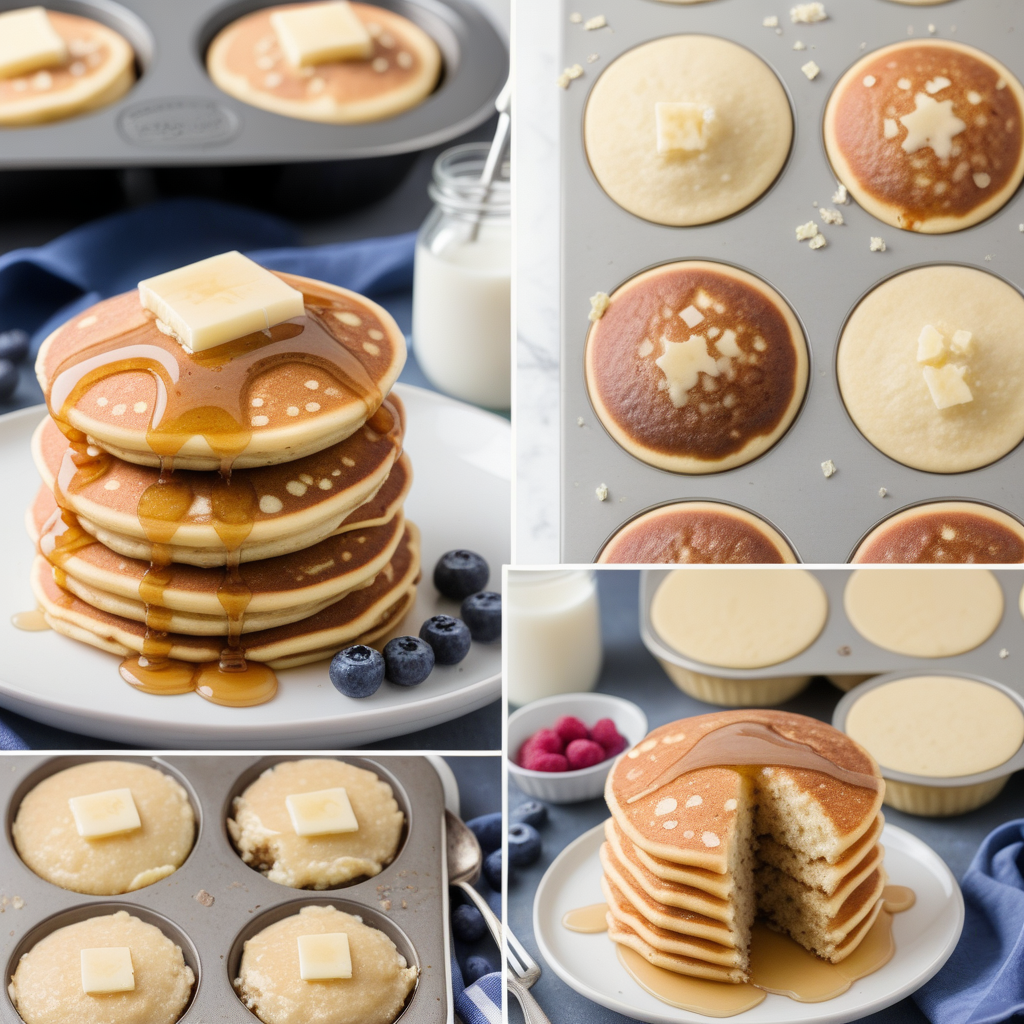how to make muffin mix into pancakes