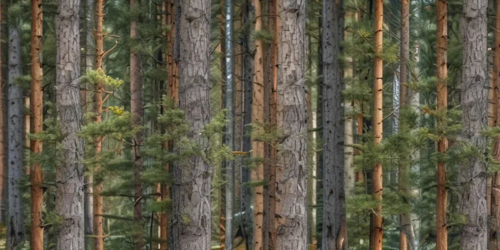 pine trees transparent background
