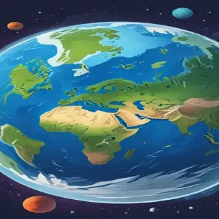 cartoon picture planet earth