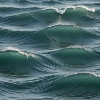waves transparent