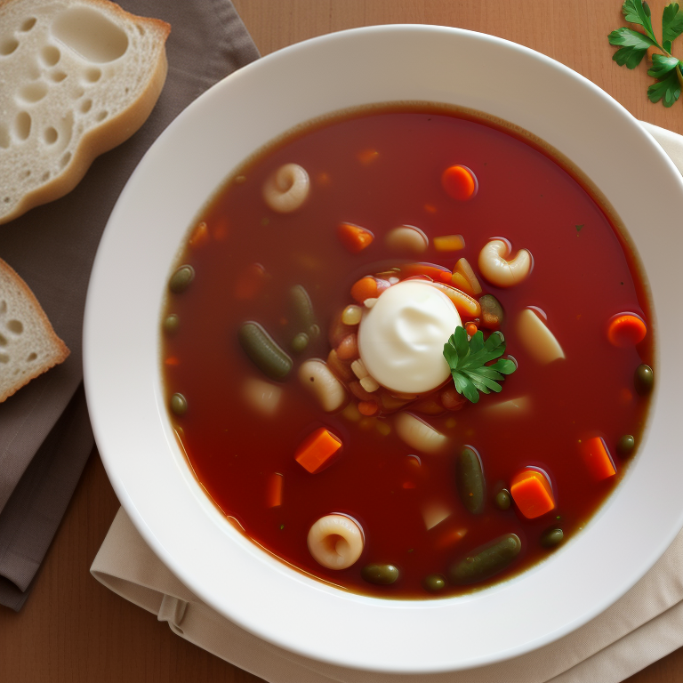 what to serve with minestrone soup