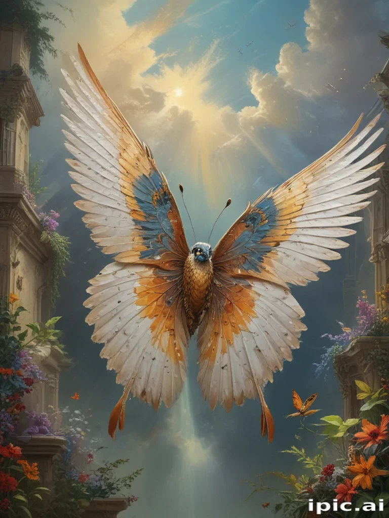 wings with background