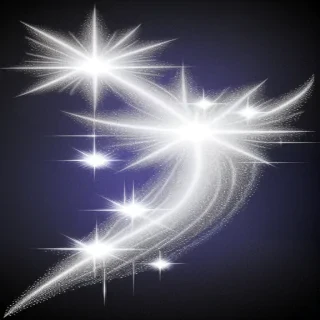 white sparkles png