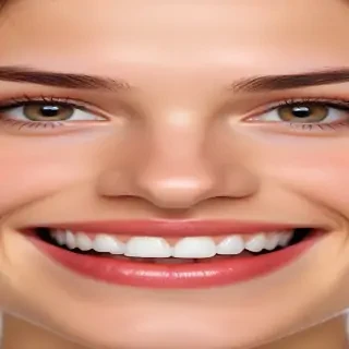 smiling face transparent