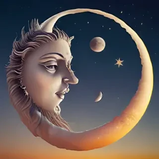 sun and moon