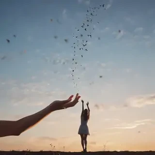 letting go images