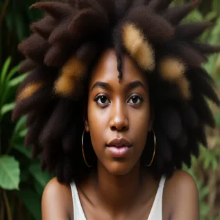 afro png