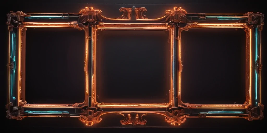 neon frame