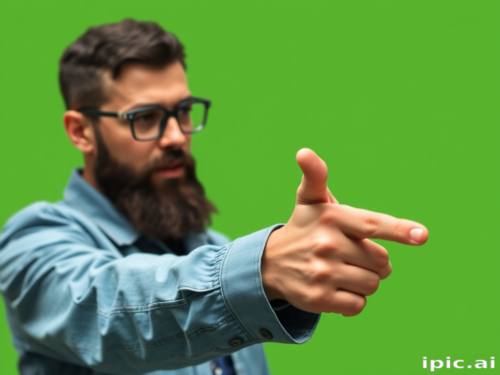finger pointing png