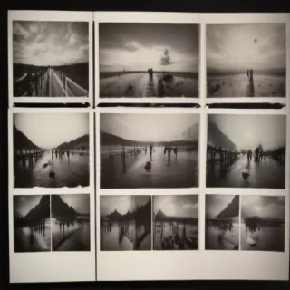 aesthetic polaroid frame