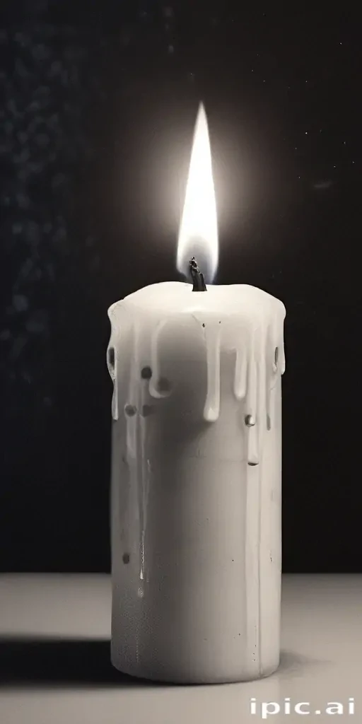 candle drawing