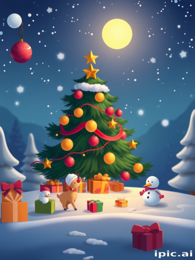 cartoon christmas backgrounds
