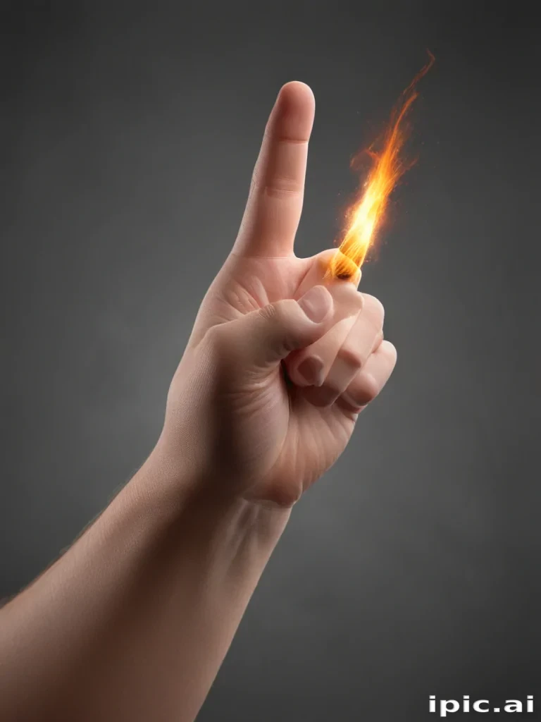 pointing finger png