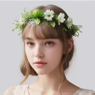 transparent flower crown