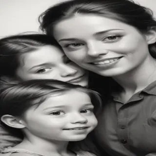 drawings of family