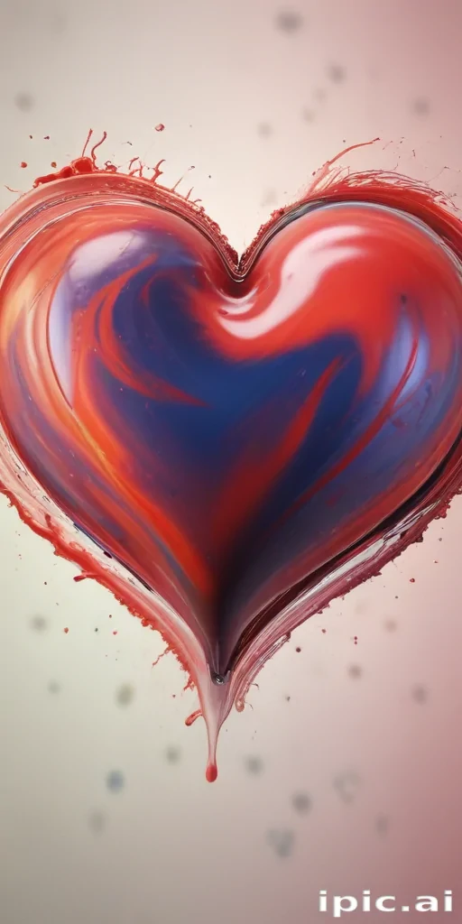 blurred heart