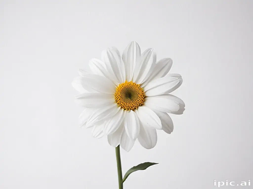 flower white background