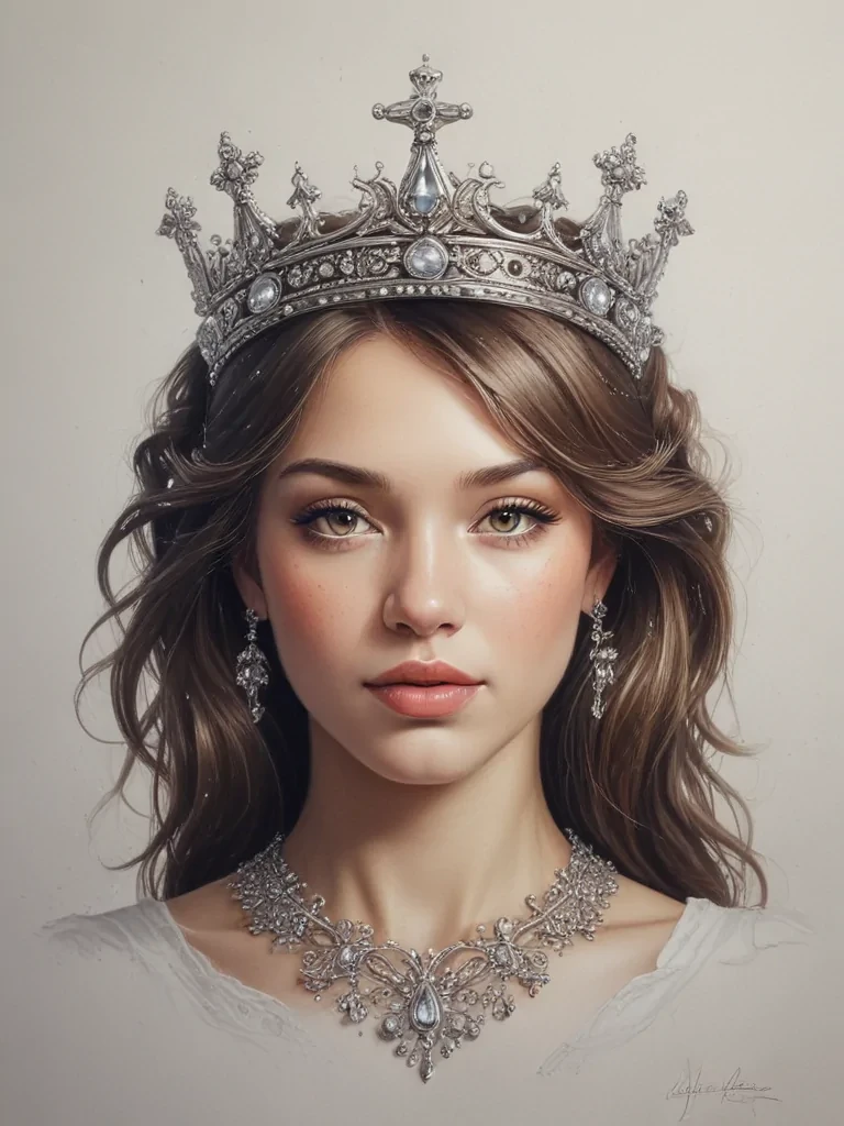 crown drawing