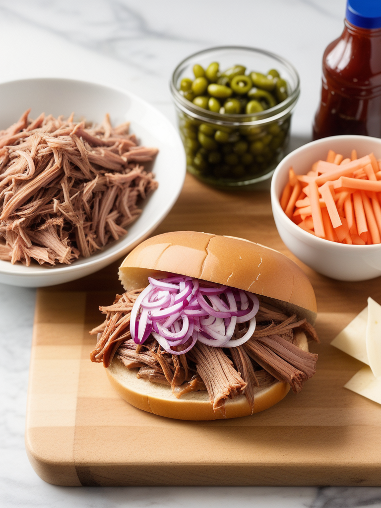 toppings for a pulled pork sandwich