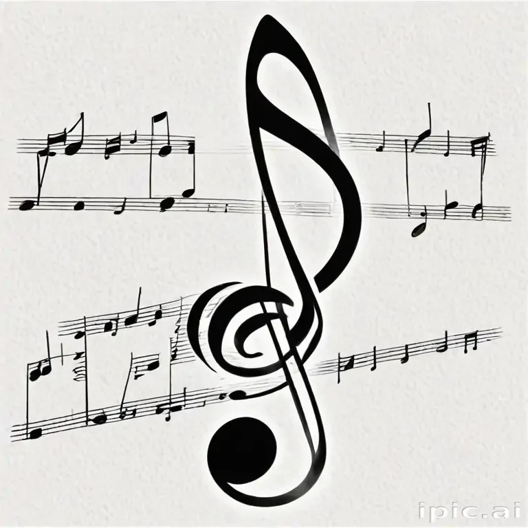 music notes transparent