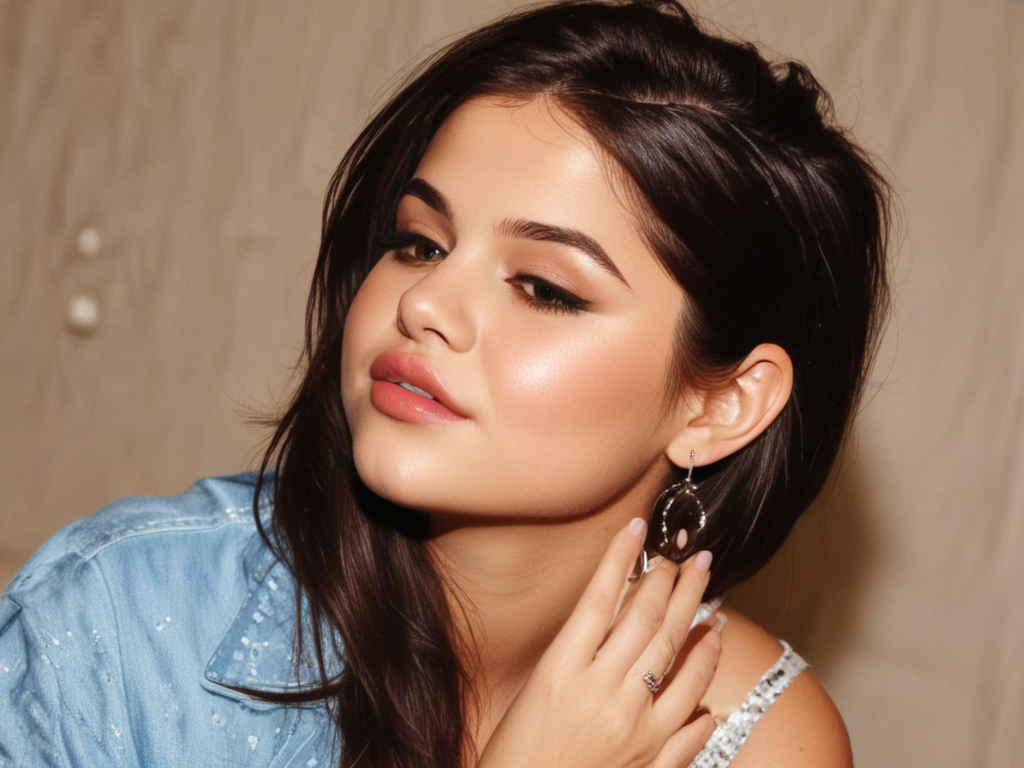 selena gomez kissing