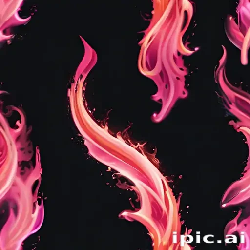 pink flames png