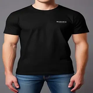 black mockup t shirt