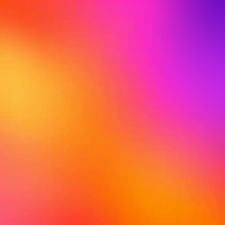 Create a vibrant gradient abstract image transitioning from warm orange to deep purple, using a high-resolution DSLR camera with a 50mm lens, aperture f/2.8, ISO 100, and a soft focus style for enhanced texture and depth.