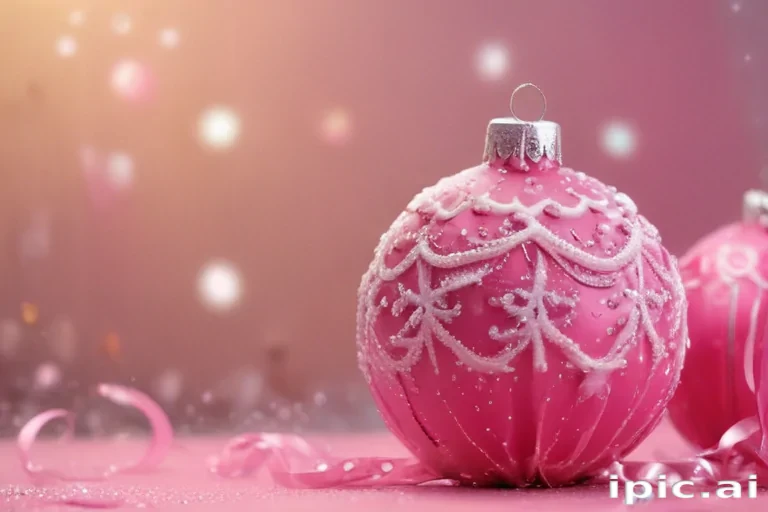 pink christmas desktop wallpaper