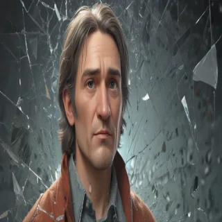 broken glass overlay