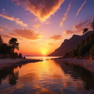 cute sunset wallpaper
