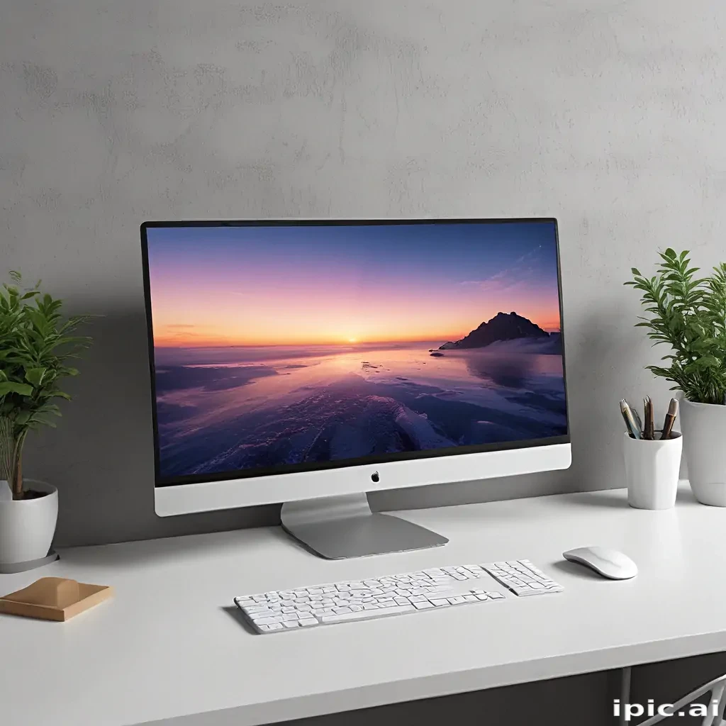 pc screen mockup
