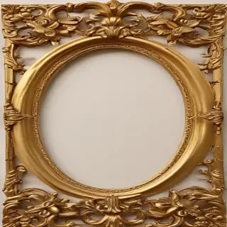 fancy gold frame