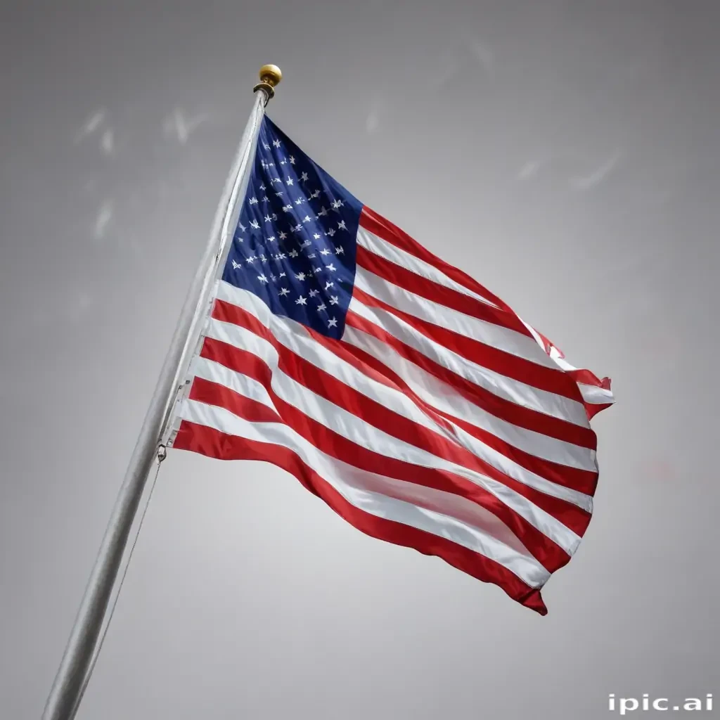 american flag waving png