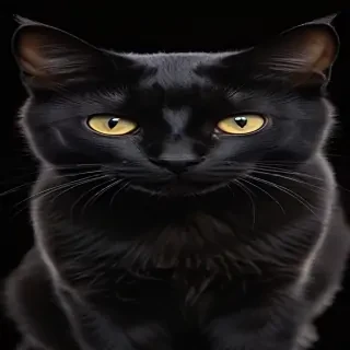 black cat png