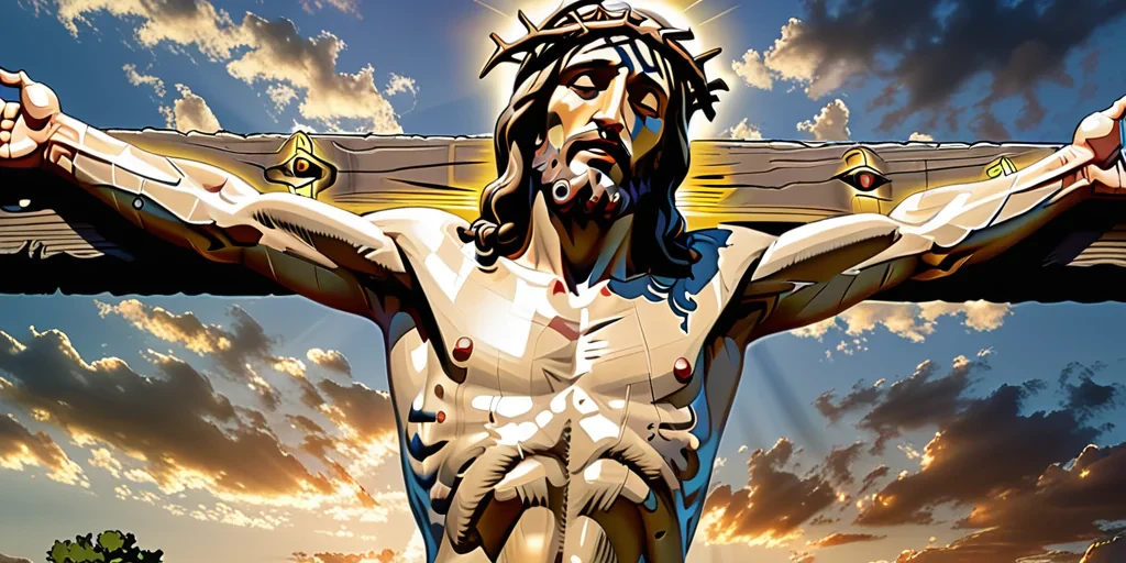 pictures of jesus on a cross