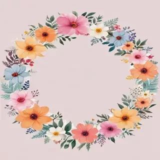 flower circle png