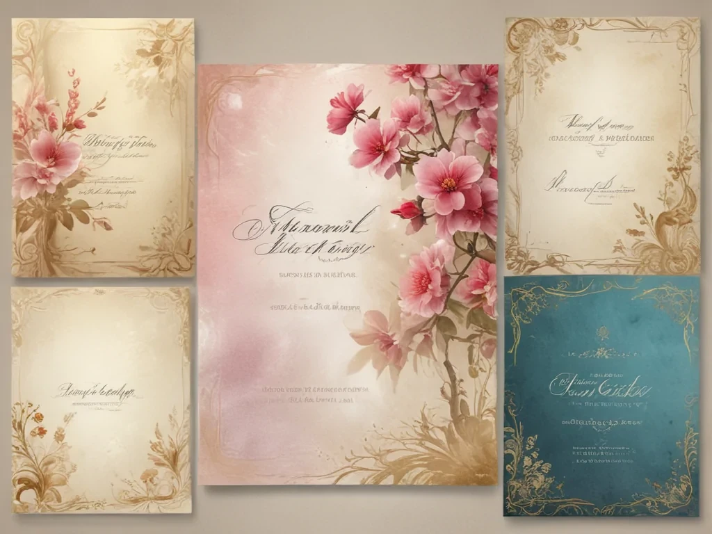 backgrounds for cards & invitations