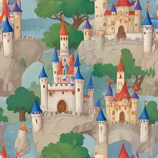 cartoon castle