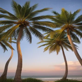 palm trees background