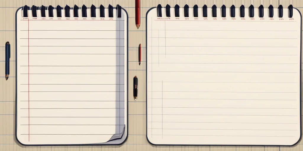 notebook page background