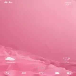 pink home screen
