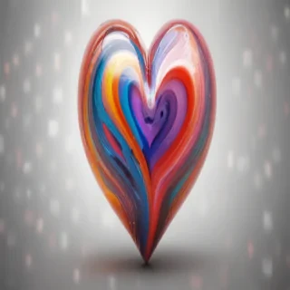 blurred heart