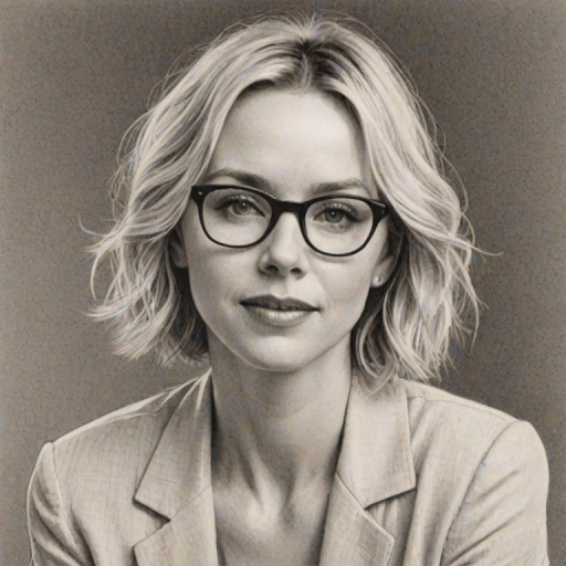 Delightful Naomi Watts, pencil sketch, portrait of Superb woman 1923s in glasses, hair style beatnik, outline, clear lines, fine lines, 8k