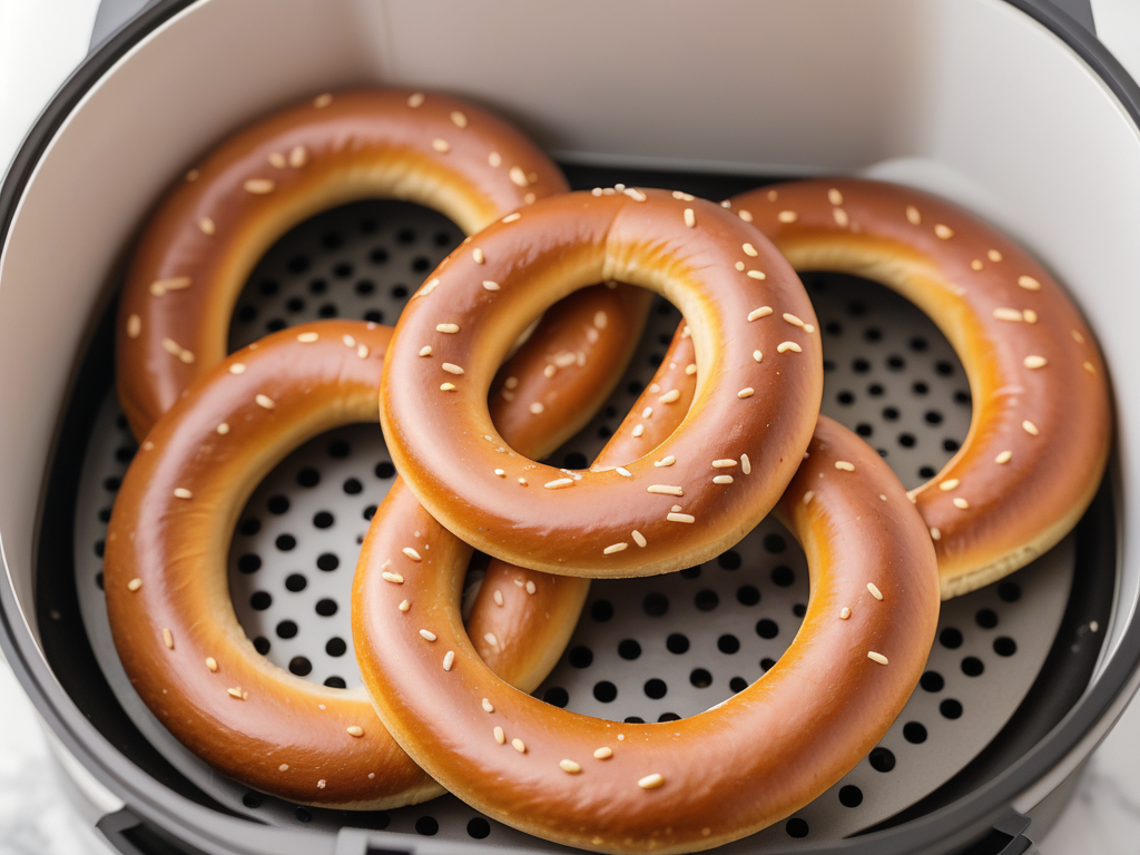 frozen pretzel in air fryer