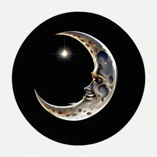 crescent moon transparent